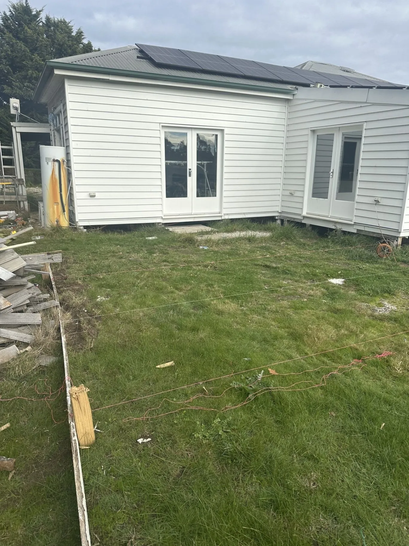 Finished exterior of the Taylors Court renovation and extension, Kyneton.